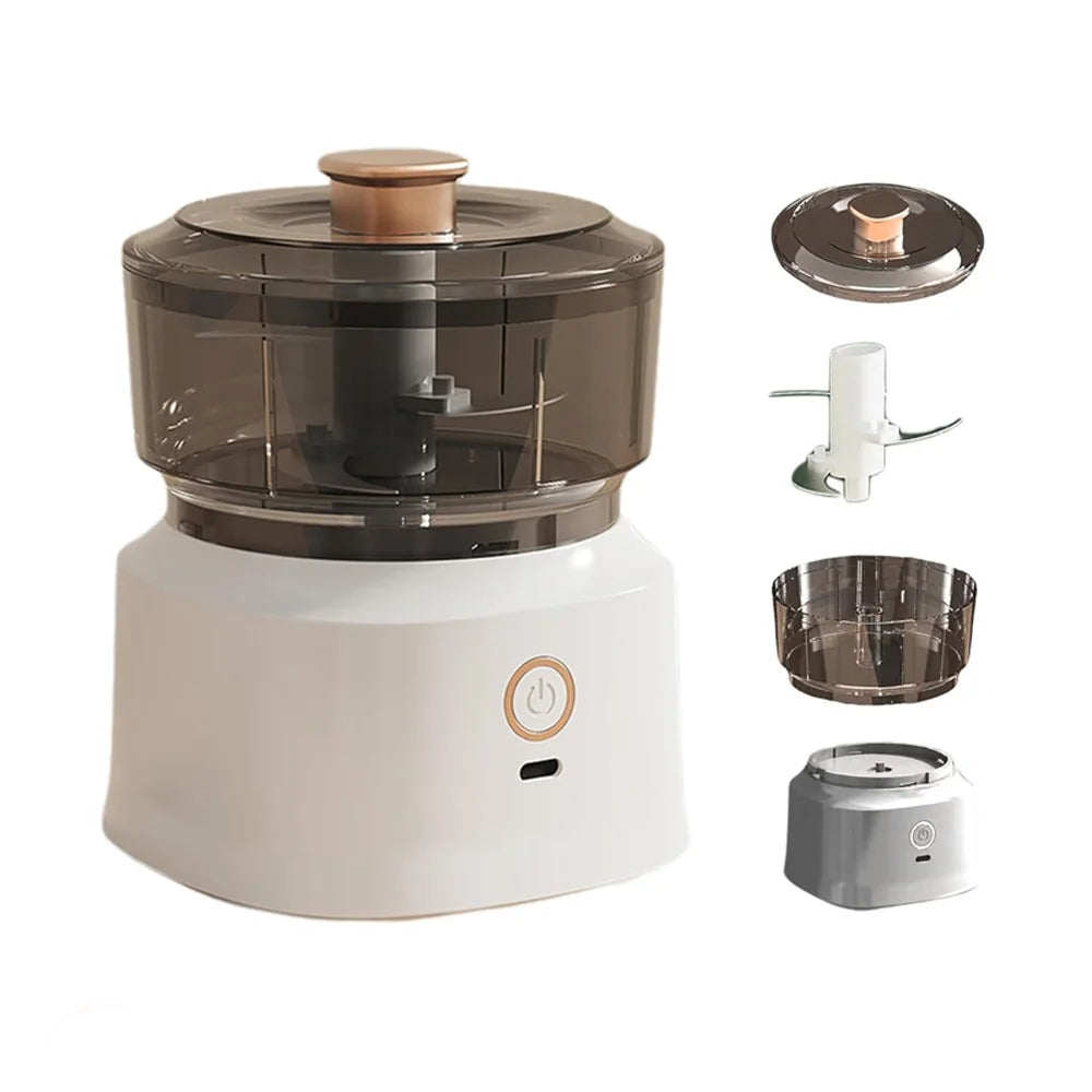 ChopMaster Pro™ Mini Electric Food Chopper – 350ML USB Rechargeable Garlic, Onion & Vegetable Processor