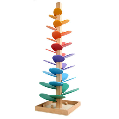 Melody Tree™ | Montessori Wooden Musical Marble Run for Kids 3+ | Educational & Screen-Free Learning Toy